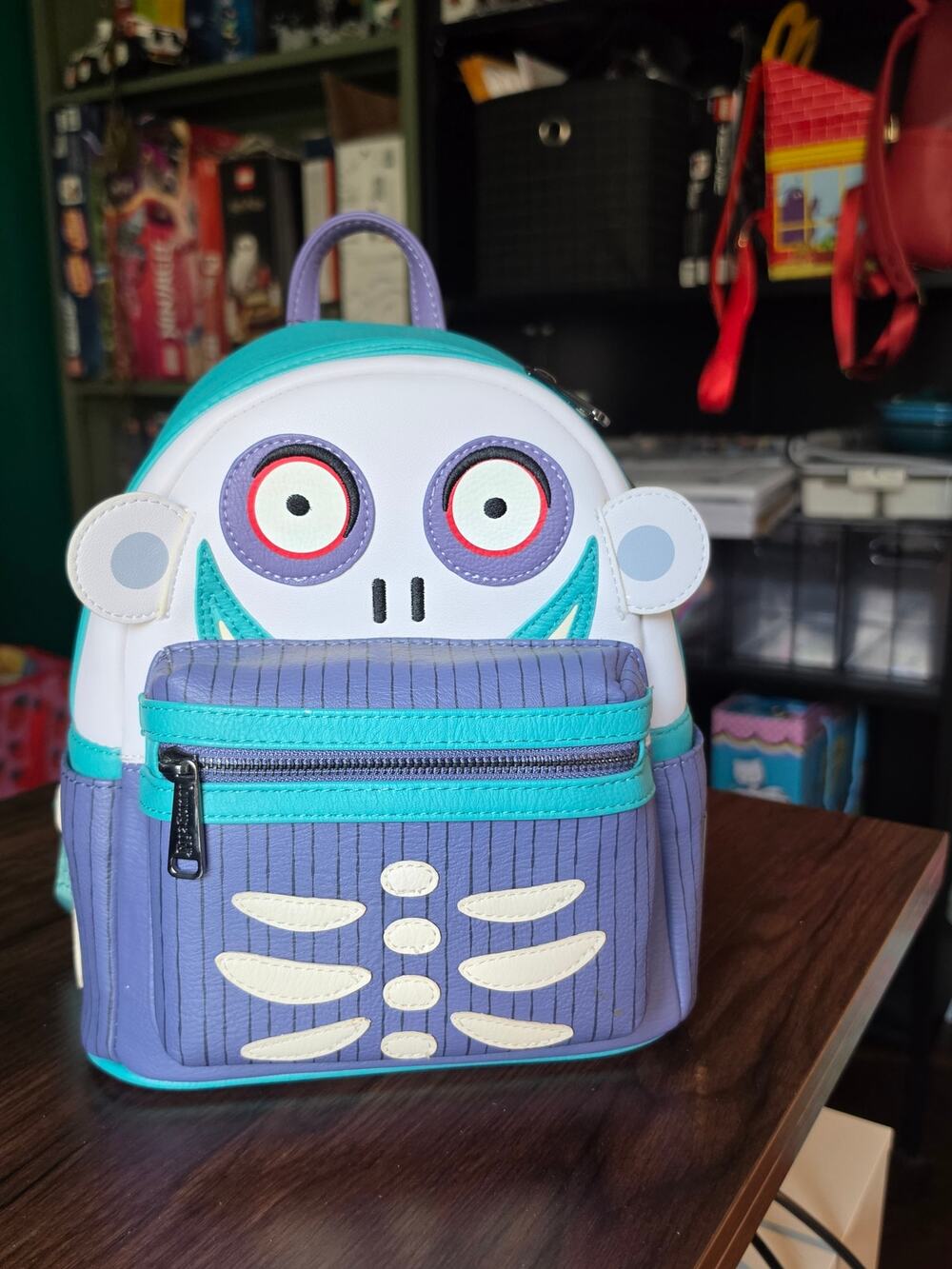 New Loungefly The Nightmare Before Christmas Barrel Character Mini Backpack
